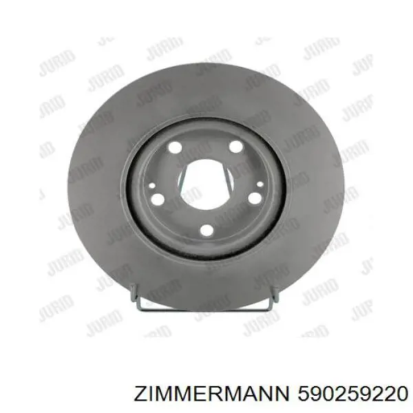 Диск гальмівний передній Zimmermann 590259220