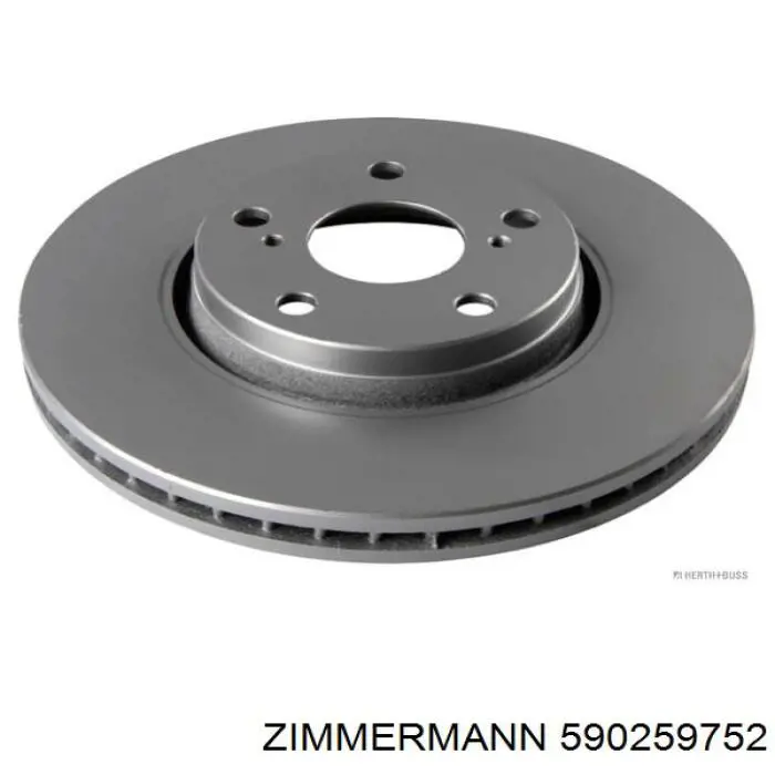 Гальмівні диски передні 590259752 Zimmermann
