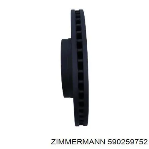 Диск гальмівний передній Zimmermann 590259752