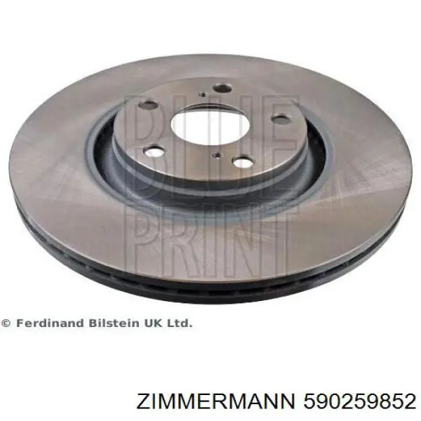 590259852 Zimmermann диск гальмівний передній