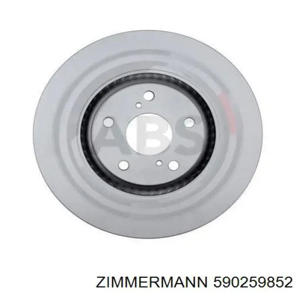 Гальмівні диски передні 590259852 Zimmermann