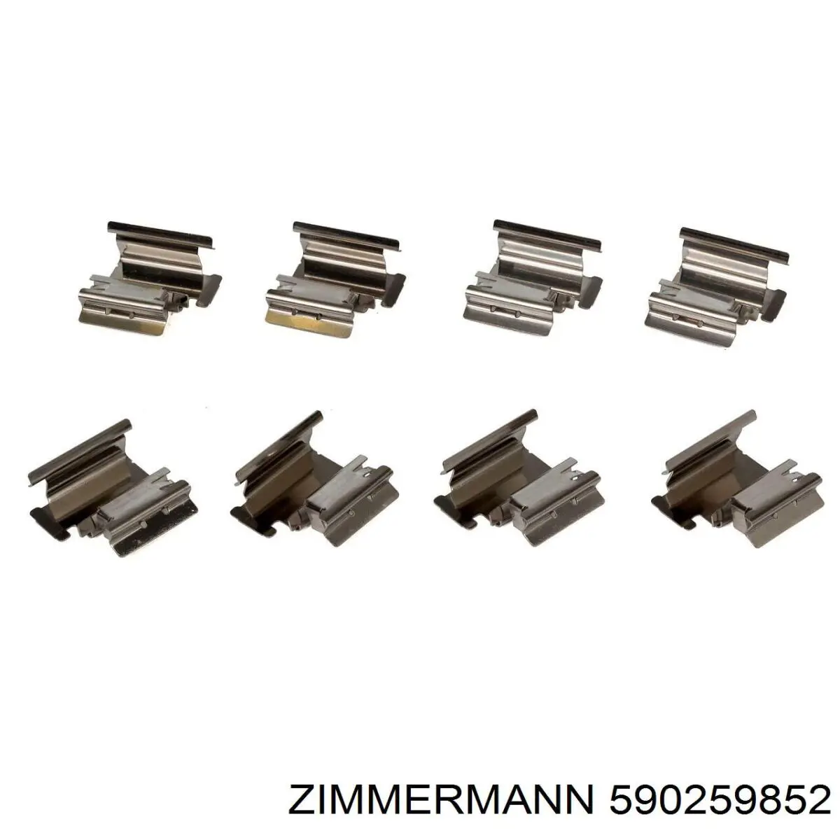 Диск гальмівний передній Zimmermann 590259852