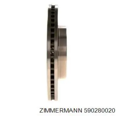 Гальмівні диски передні 590280020 Zimmermann