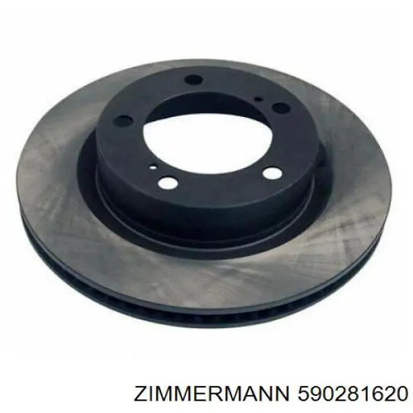 590281620 Zimmermann Гальмо дискове переднє