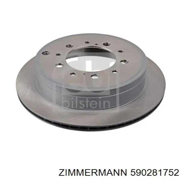 Купити 590281752 Zimmermann Диск заднього гальма