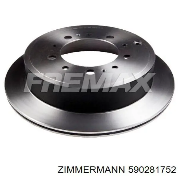 Задні дискові гальма Zimmermann 590281752 ціна, від 102.14 USD
