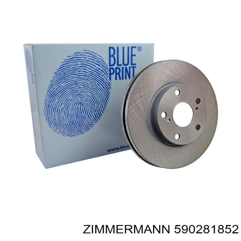 Купити 590281852 Zimmermann Ротор гальмівний