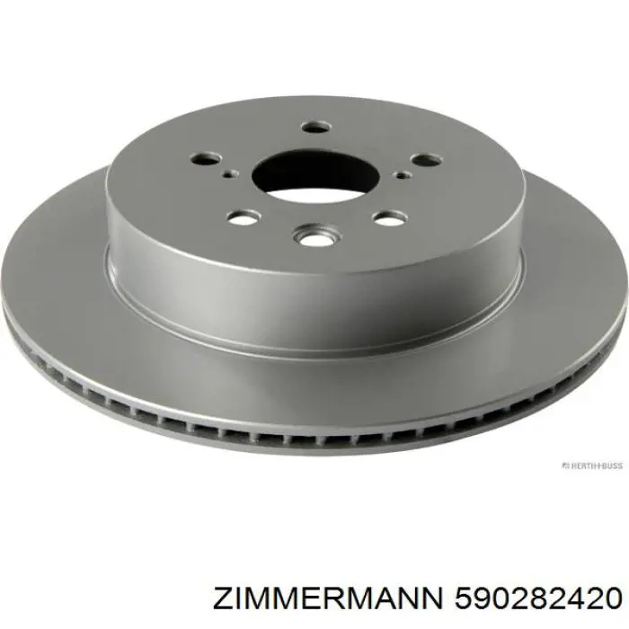 Купити 590282420 Zimmermann Диск заднього гальма