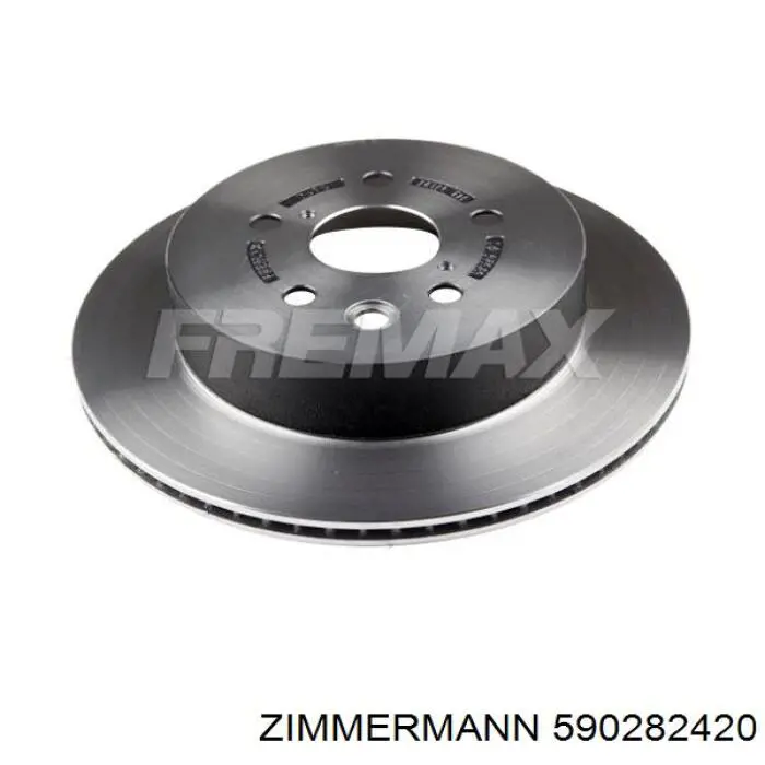 Гальмівні диски 590282420 Zimmermann