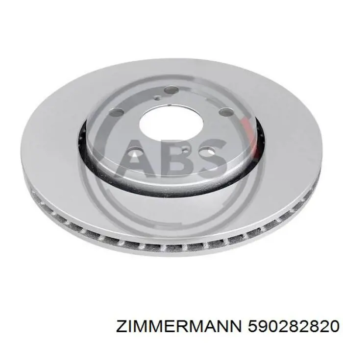 590282820 Zimmermann Гальмо дискове переднє