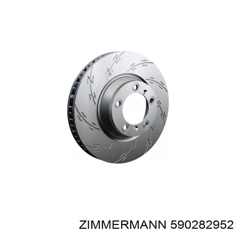 Задні дискові гальма Zimmermann 590282952 ціна, від 72.36 USD