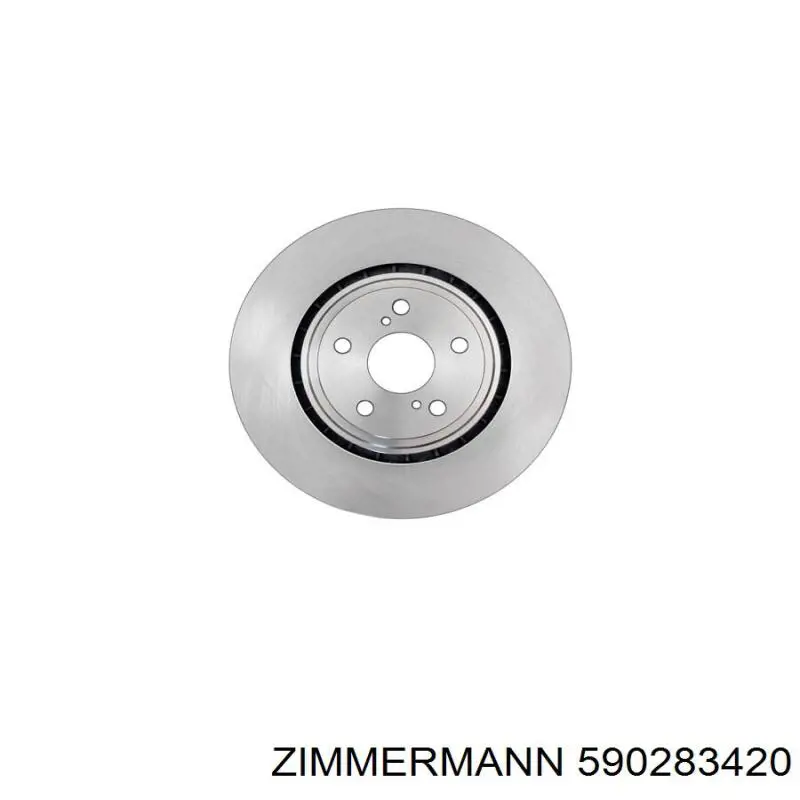 Гальмівні диски передні 590283420 Zimmermann