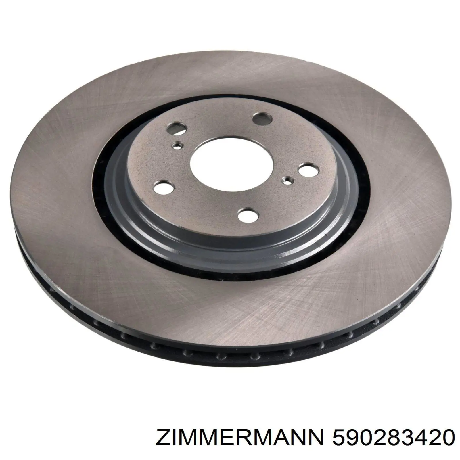 Диск переднього гальма Zimmermann 590283420 ціна, від 86.96 USD