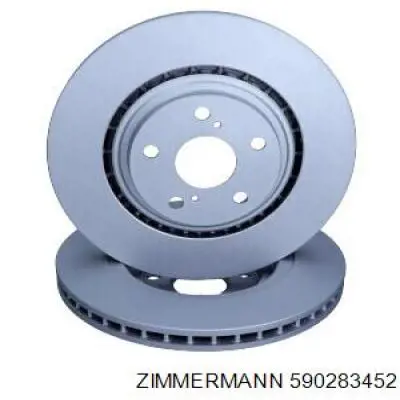Гальмівні диски передні 590283452 Zimmermann