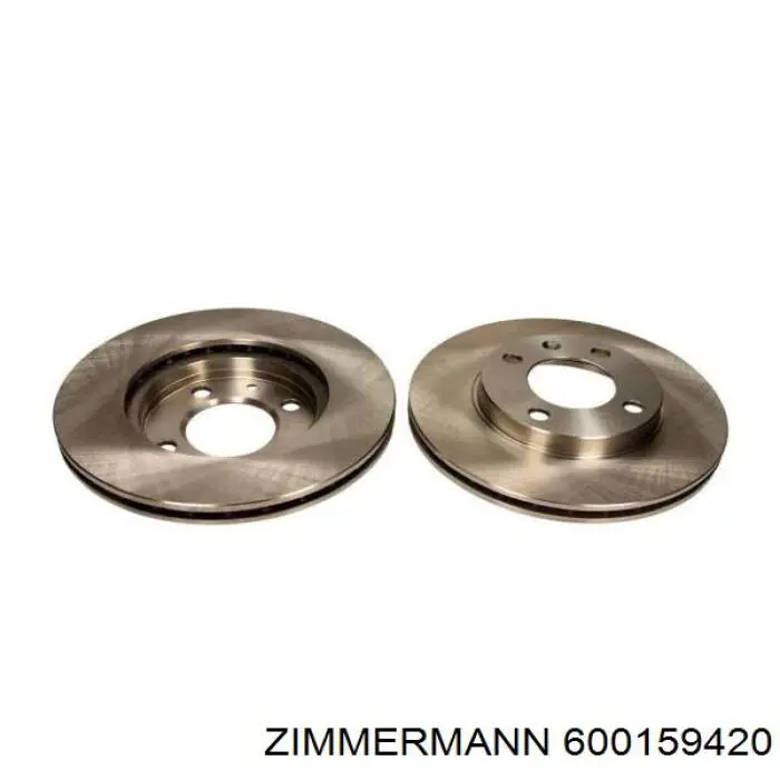 600159420 Zimmermann диск гальмівний передній