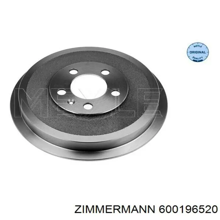 Купити 600196520 Zimmermann Барабан гальмівний задній