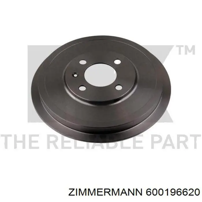 Барабан гальмівний задній Zimmermann 600196620 ціна, від 45.31 USD