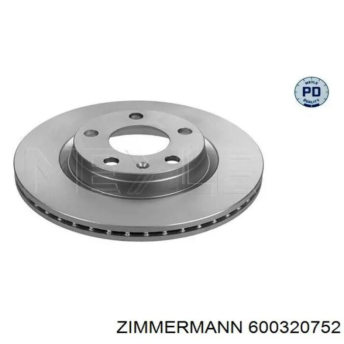 Гальмівні диски передні 600320752 Zimmermann