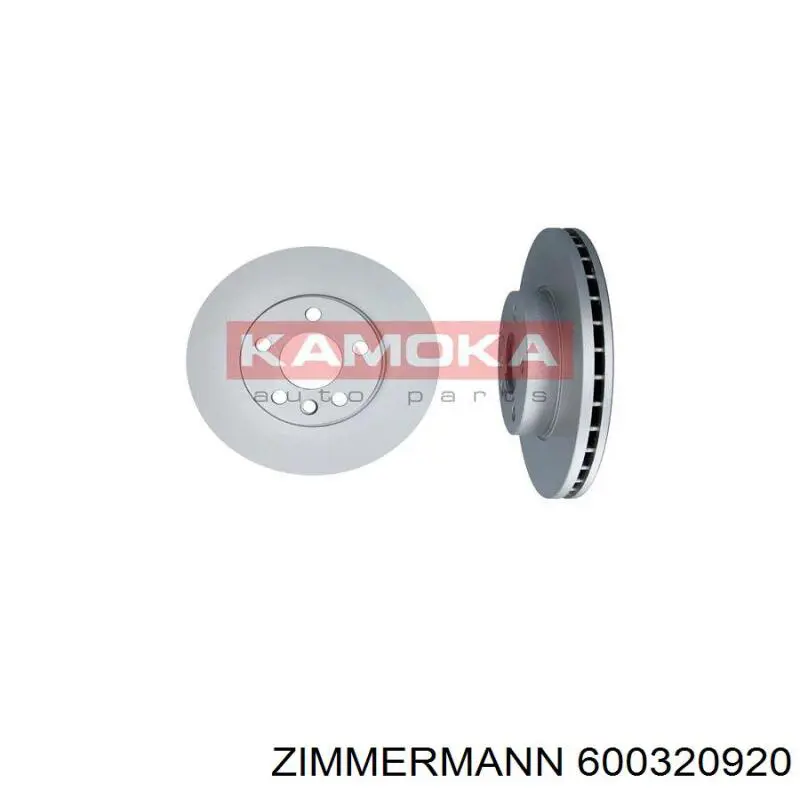 600320920 Zimmermann Гальмо дискове переднє