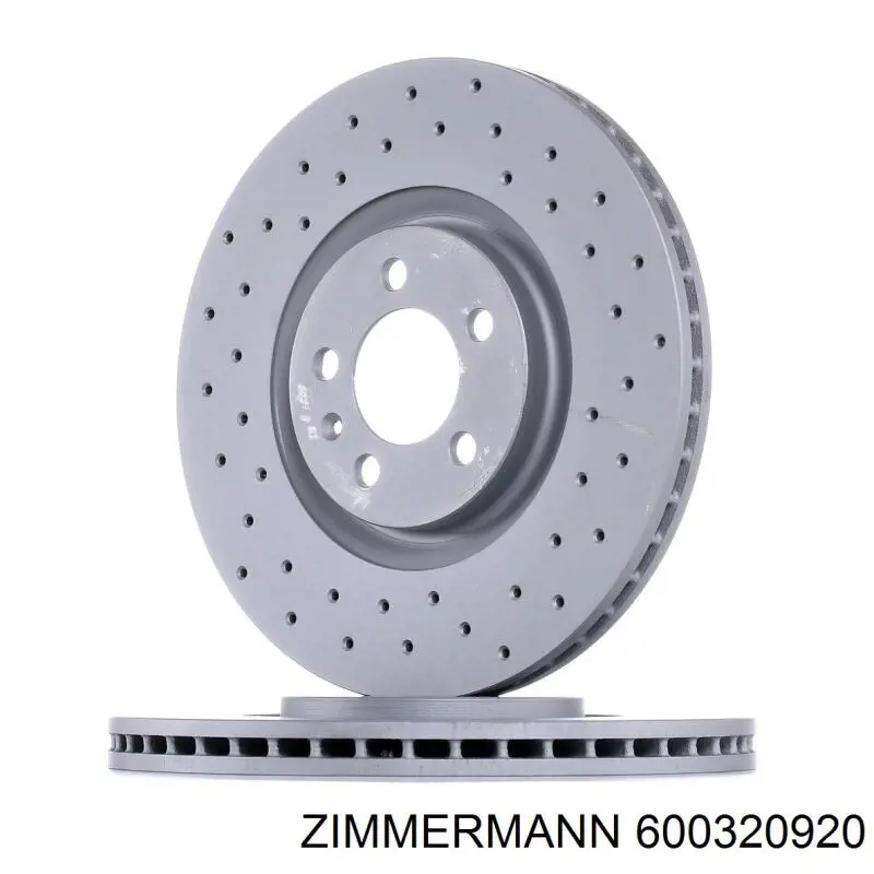 Диск переднього гальма Zimmermann 600320920 ціна, від 45.50 USD