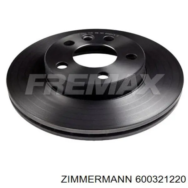 600321220 Zimmermann Гальмо дискове переднє