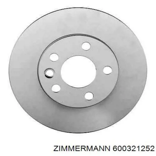 600321252 Zimmermann Гальмо дискове переднє