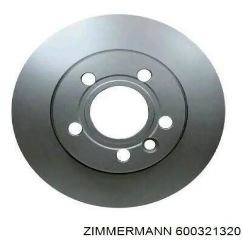 Купити 600321320 Zimmermann Диск заднього гальма