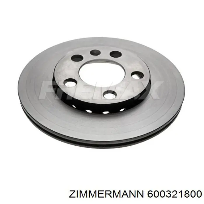 Диск гальмівний передній Zimmermann 600321800