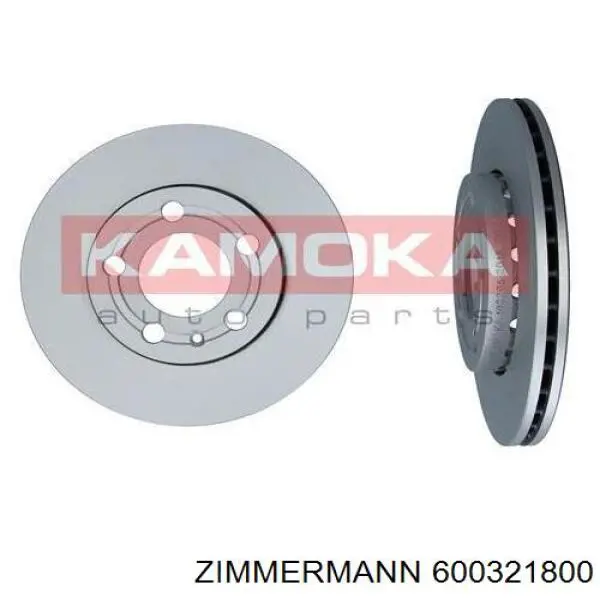 600321800 Zimmermann диск гальмівний передній
