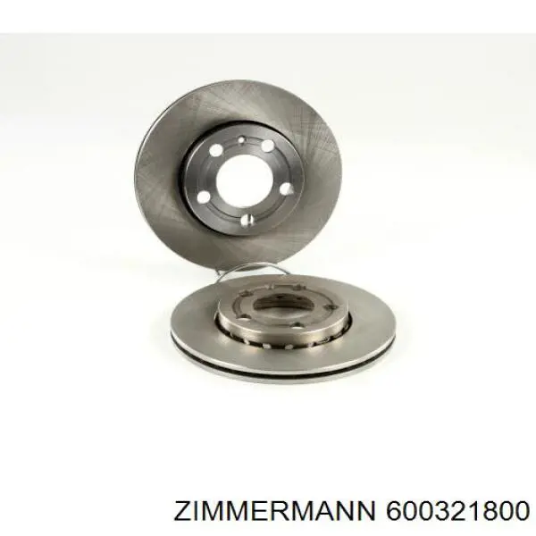 Диск переднього гальма Zimmermann 600321800 ціна, від 19.79 USD