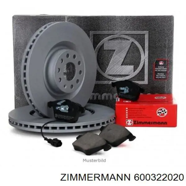 600322020 Zimmermann Дискові гальма