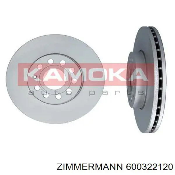 600322120 Zimmermann диск гальмівний передній