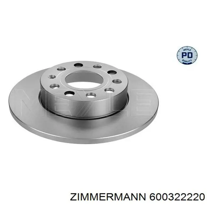 Задні дискові гальма Zimmermann 600322220 ціна, від 32.17 USD