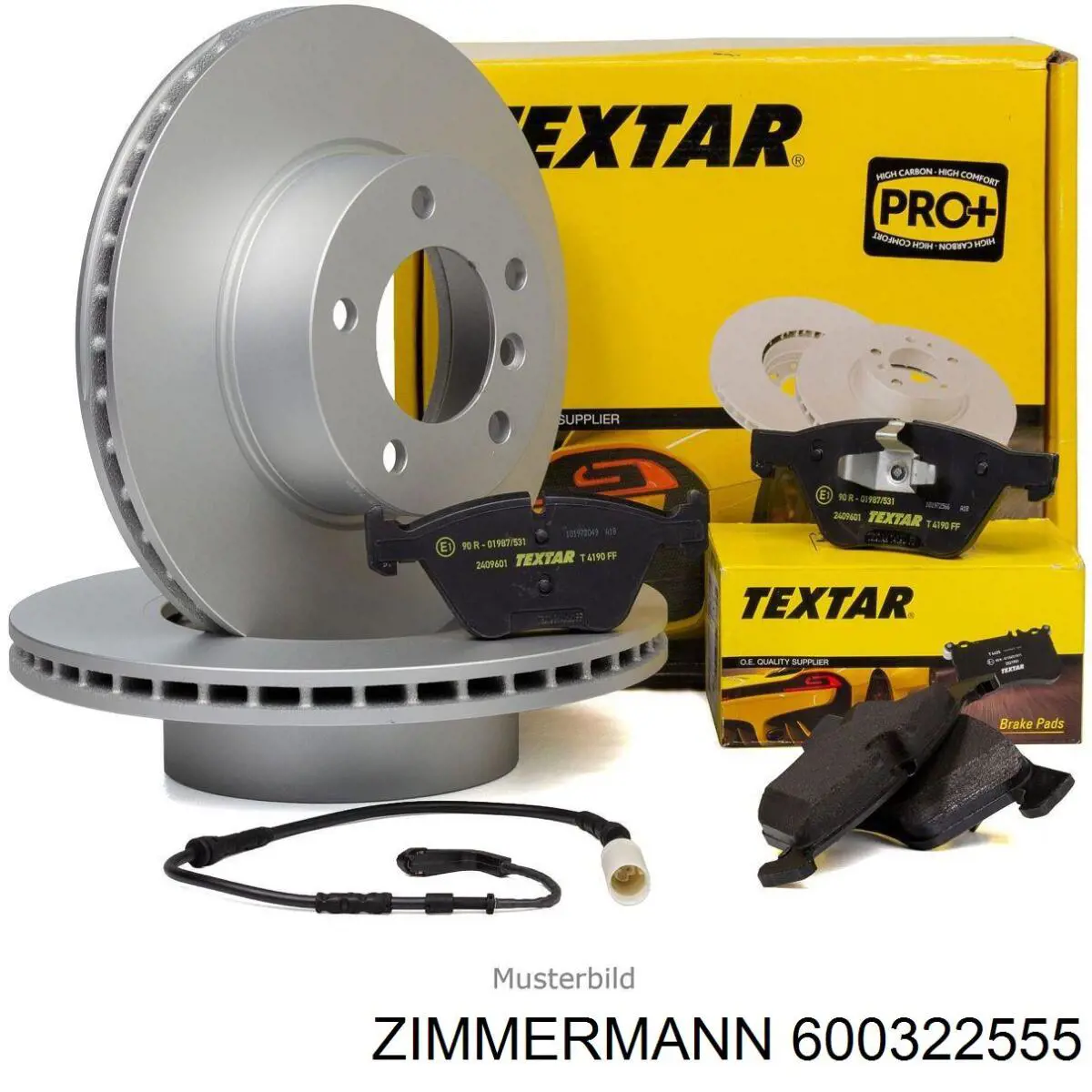 Диск гальмівний передній Zimmermann 600322555