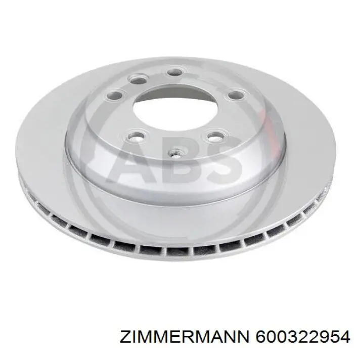 Купити 600322954 Zimmermann Диск заднього гальма