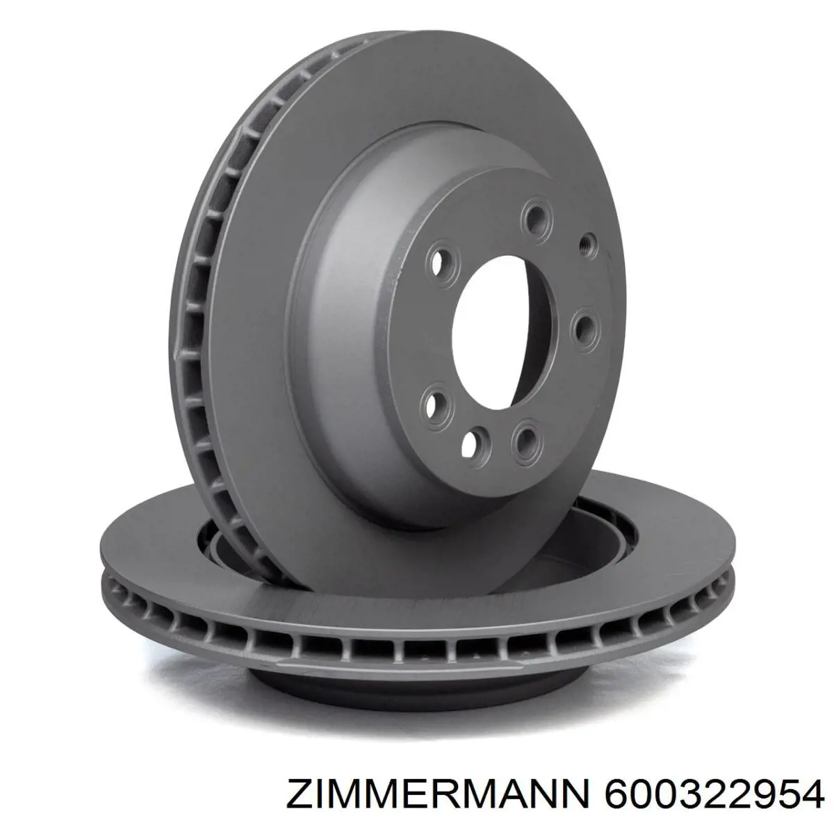 Диск гальмівний задній Zimmermann 600322954