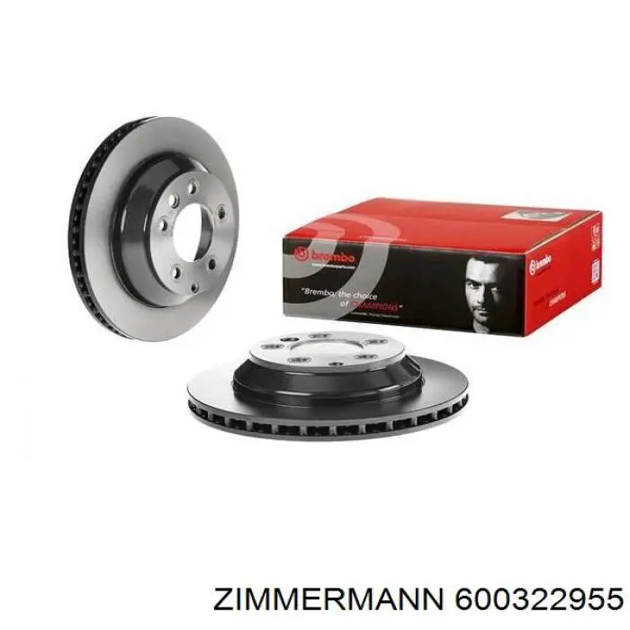 Задні дискові гальма Zimmermann 600322955 ціна, від 86.24 USD