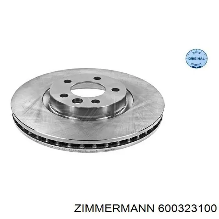 Диск гальмівний передній 600323100 Zimmermann