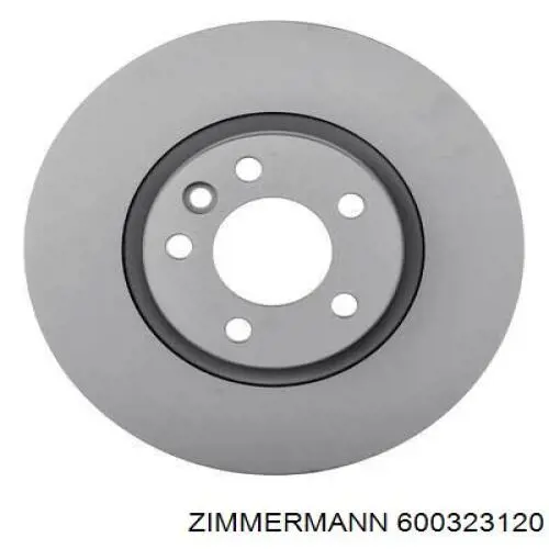 Диск переднього гальма Zimmermann 600323120 ціна, від 67.40 USD
