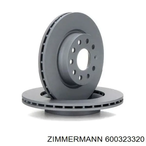 600323320 Zimmermann диск гальмівний передній