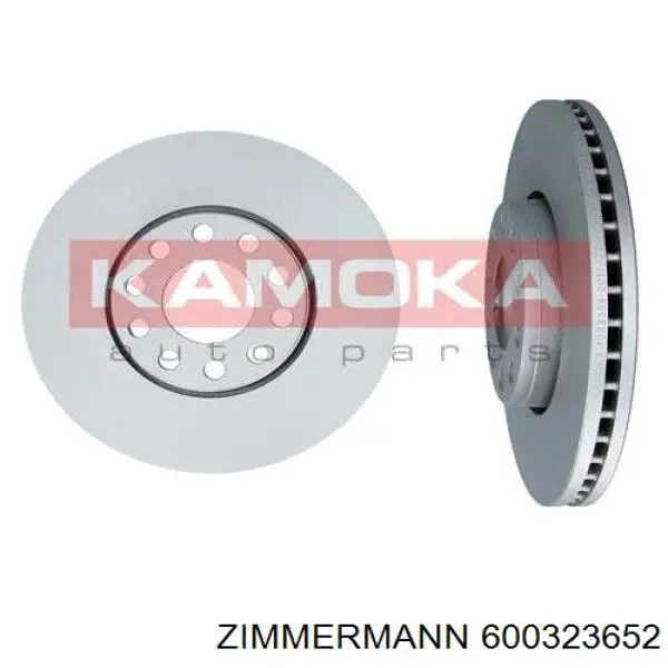 Диск переднього гальма Zimmermann 600323652 ціна, від 42.60 USD