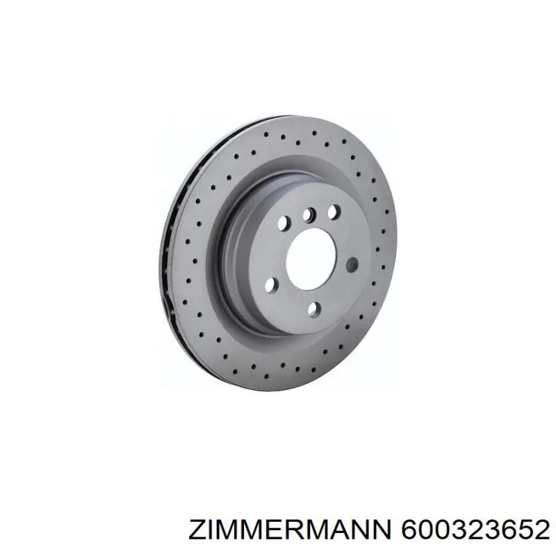 Диск гальмівний передній 600323652 Zimmermann