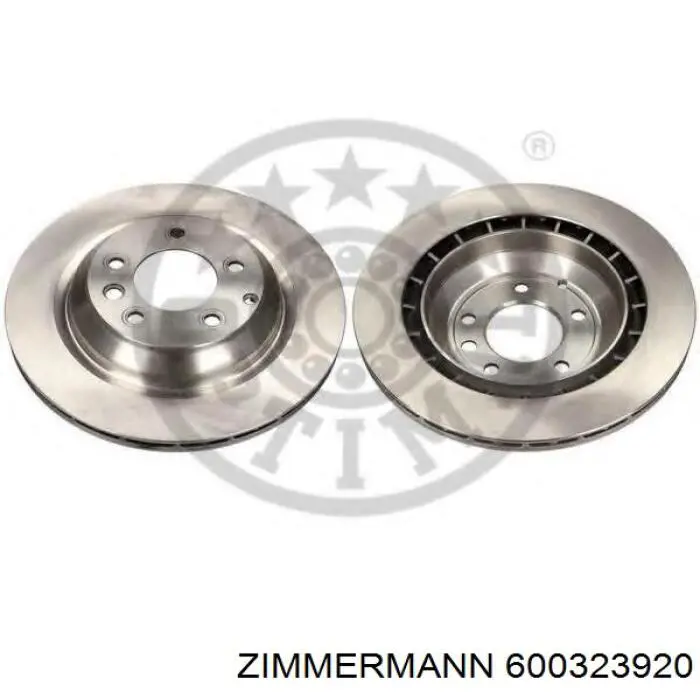 Гальмівні диски 600323920 Zimmermann