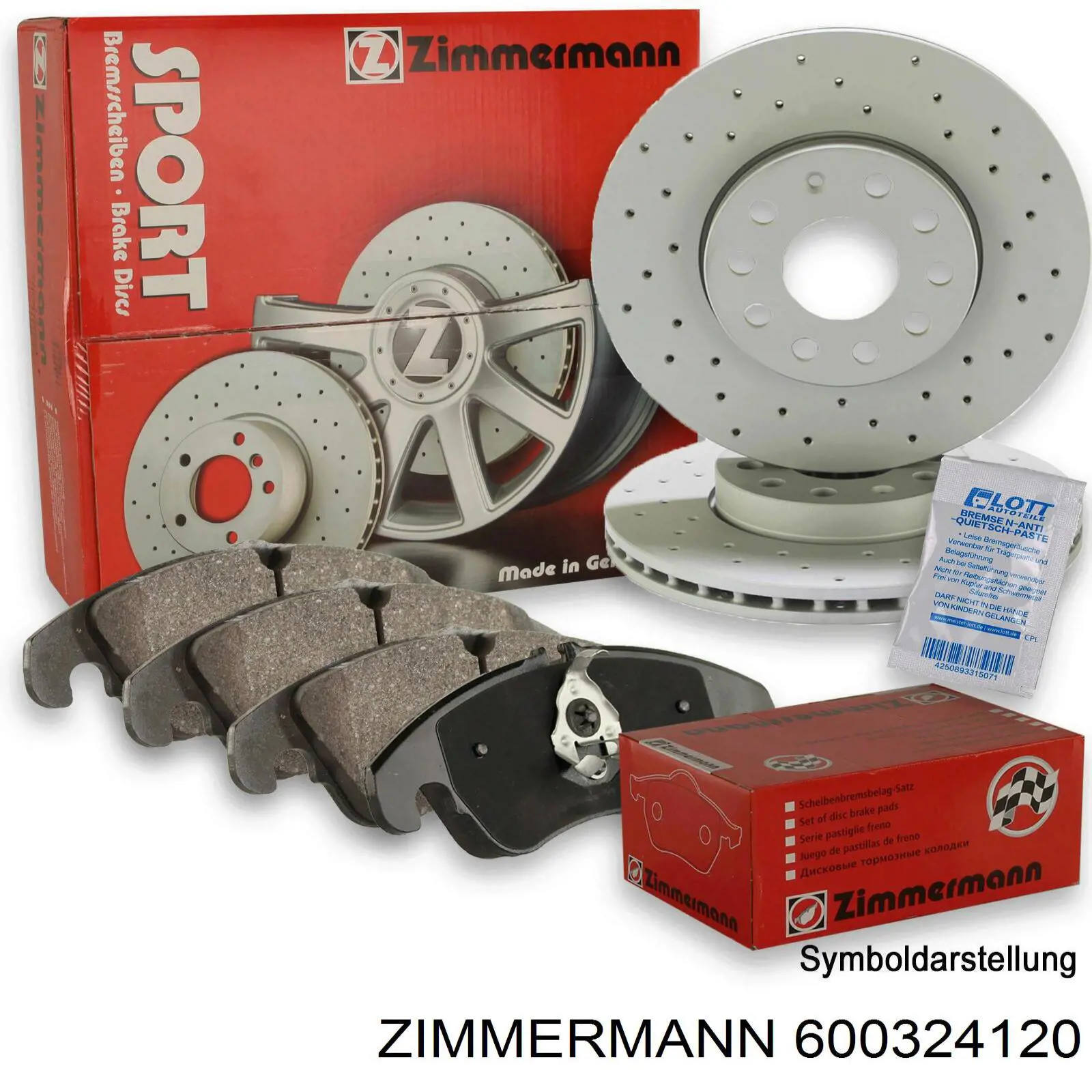 Гальмівні диски 600324120 Zimmermann