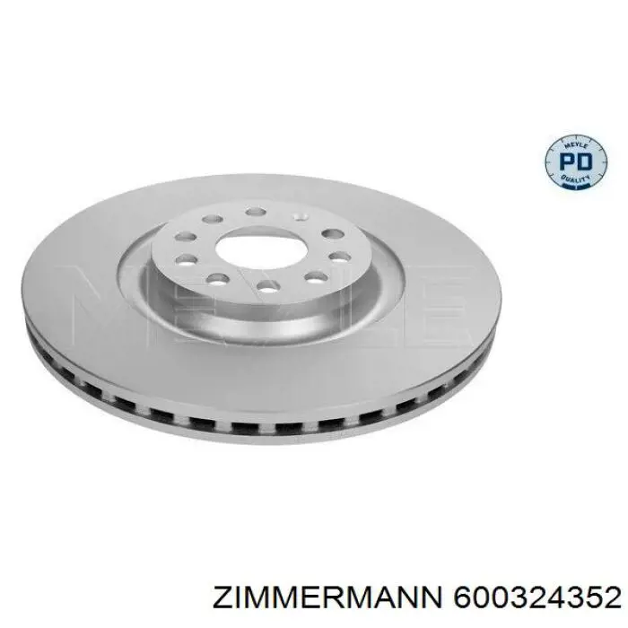 Купити 600324352 Zimmermann Ротор гальмівний