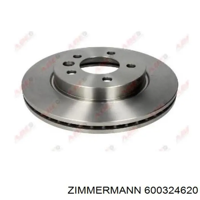 Диск переднього гальма Zimmermann 600324620 ціна, від 67.06 USD