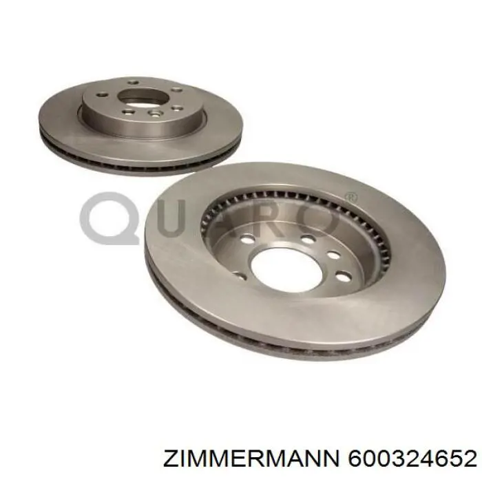 Гальмівні диски передні 600324652 Zimmermann