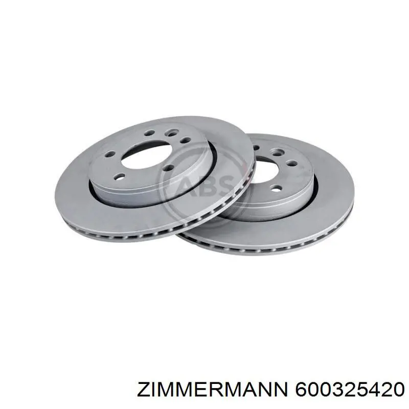 Задні дискові гальма Zimmermann 600325420 ціна, від 67.84 USD