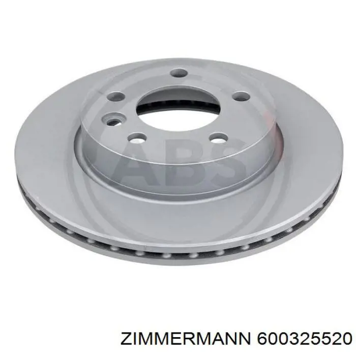 600325520 Zimmermann диск гальмівний передній