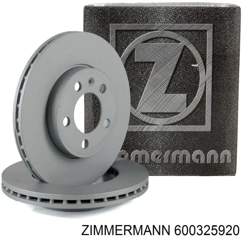 600325920 Zimmermann диск гальмівний передній